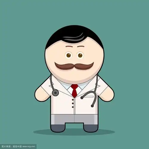 卡通可爱的医生
