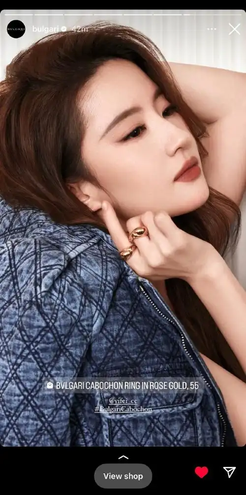 刘亦菲宝格丽全球品牌代言人##刘亦菲