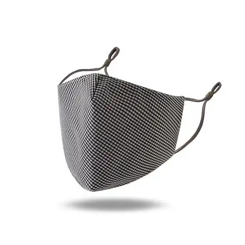 日系纯棉口罩男女春秋季透气立体口鼻罩复古简约风可水洗可插滤片