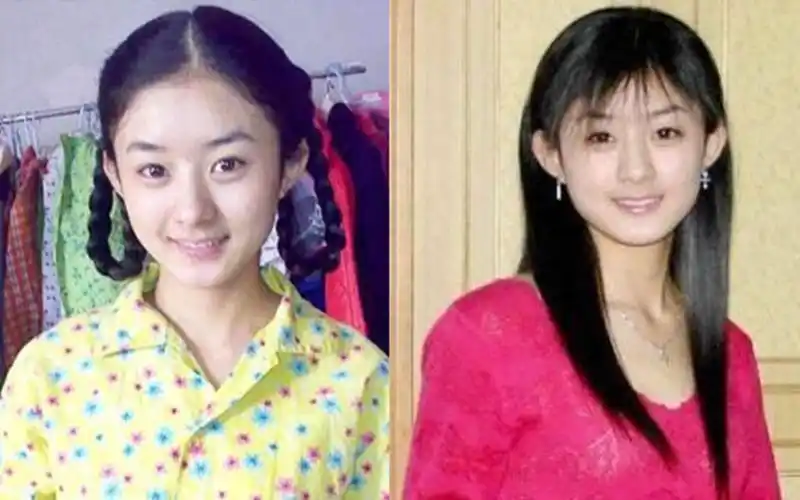 赵丽颖上学时没人敢追,看完她初中的照片后,网友:变化忒大了