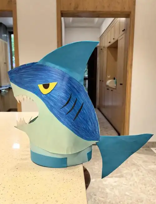 小学期末闯关:自制小鱼头饰diy教程