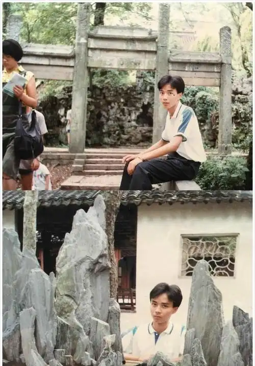 汪涵的鲜肉时期根本不像徐峥,咘咘像贾静雯小时候