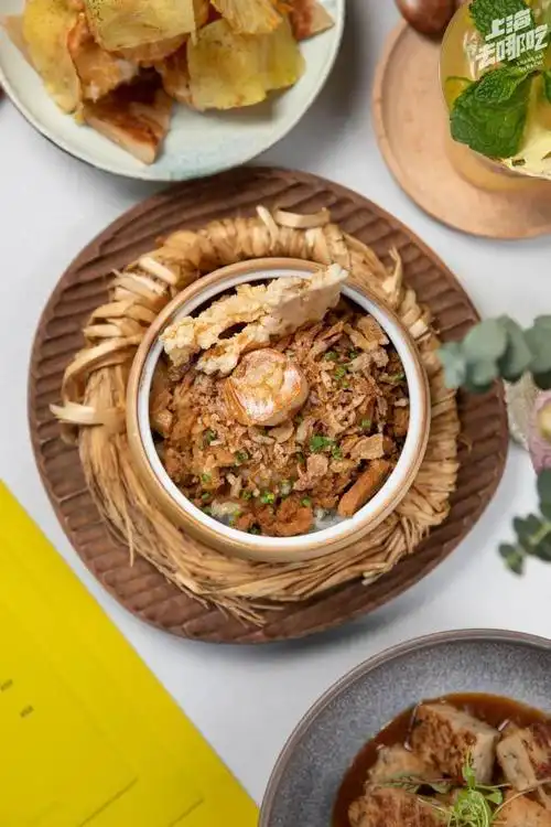 扇贝卤肉饭 -kru主打台式fusion料理,将传统的台湾菜用更加创新的方式