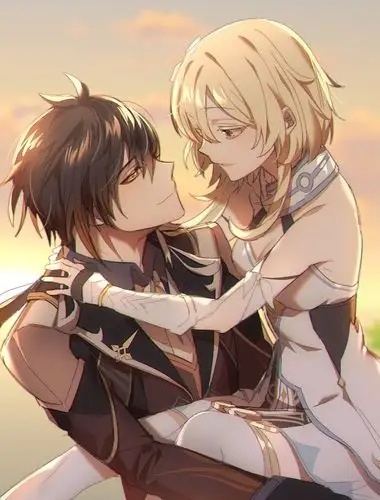 手机 网页游戏综合讨论 原神 万文集舍 [同人搬运][钟离×荧]夕阳西下