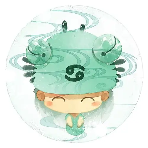 巨蟹座星座系列圆头像据说细心体贴的巨蟹座是恋爱必选ˊ53ˋ13