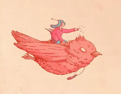 梦境物语插画作品,浪漫画风插画图欣赏