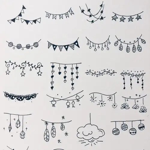 好看简单的装饰简笔画