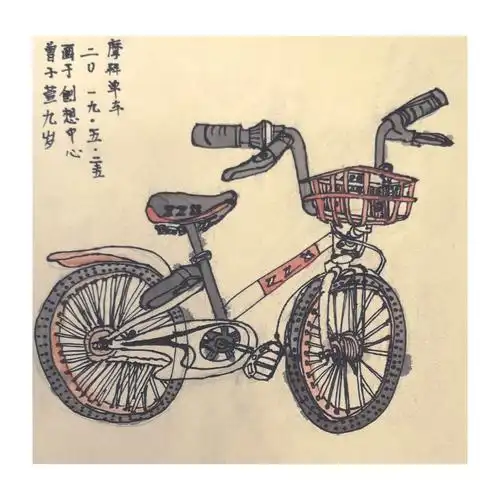 线描交通工具——《共享单车写生》