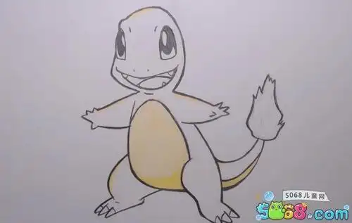 小火龙怎么画-神奇宝贝小火龙的画法