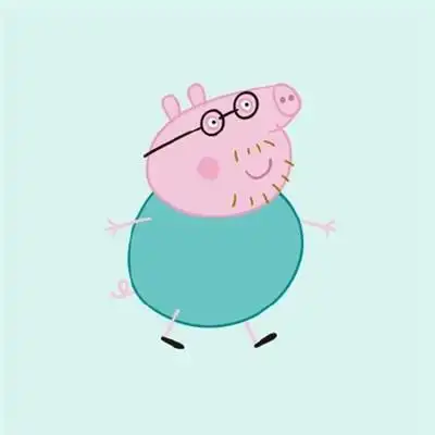 呆萌幼稚卡通情侣微信头像