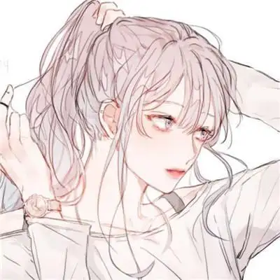 女生超拽帅气动漫头像2018 灰白_卡通动漫头像_我要个性网
