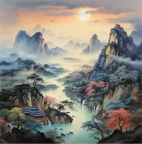 欣赏山水画有很多好处