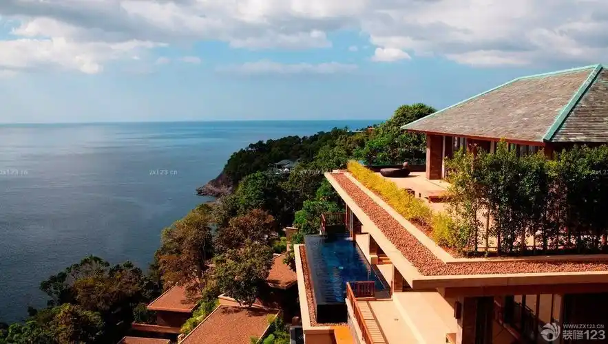 豪华海边别墅图片