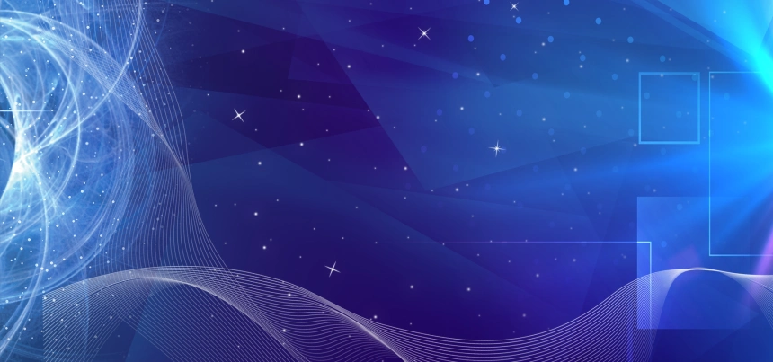 科技感科技风科技蓝色海报背景 - 当图网