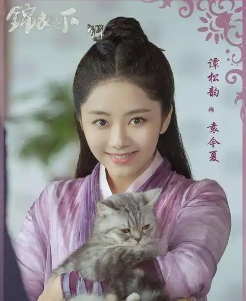 最后一部谭松韵的《锦衣之下》是一部古装剧.