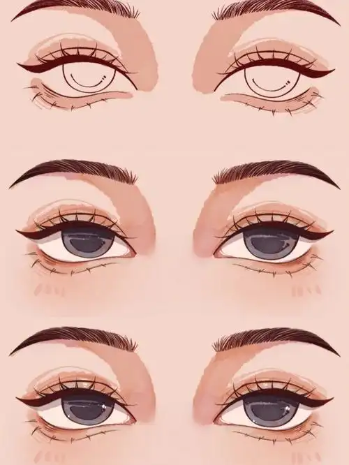 ipad绘画水彩人物五官眼睛教程