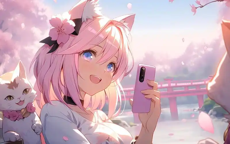 《樱花少女》wallpaper4k高清动态壁纸分享第38期