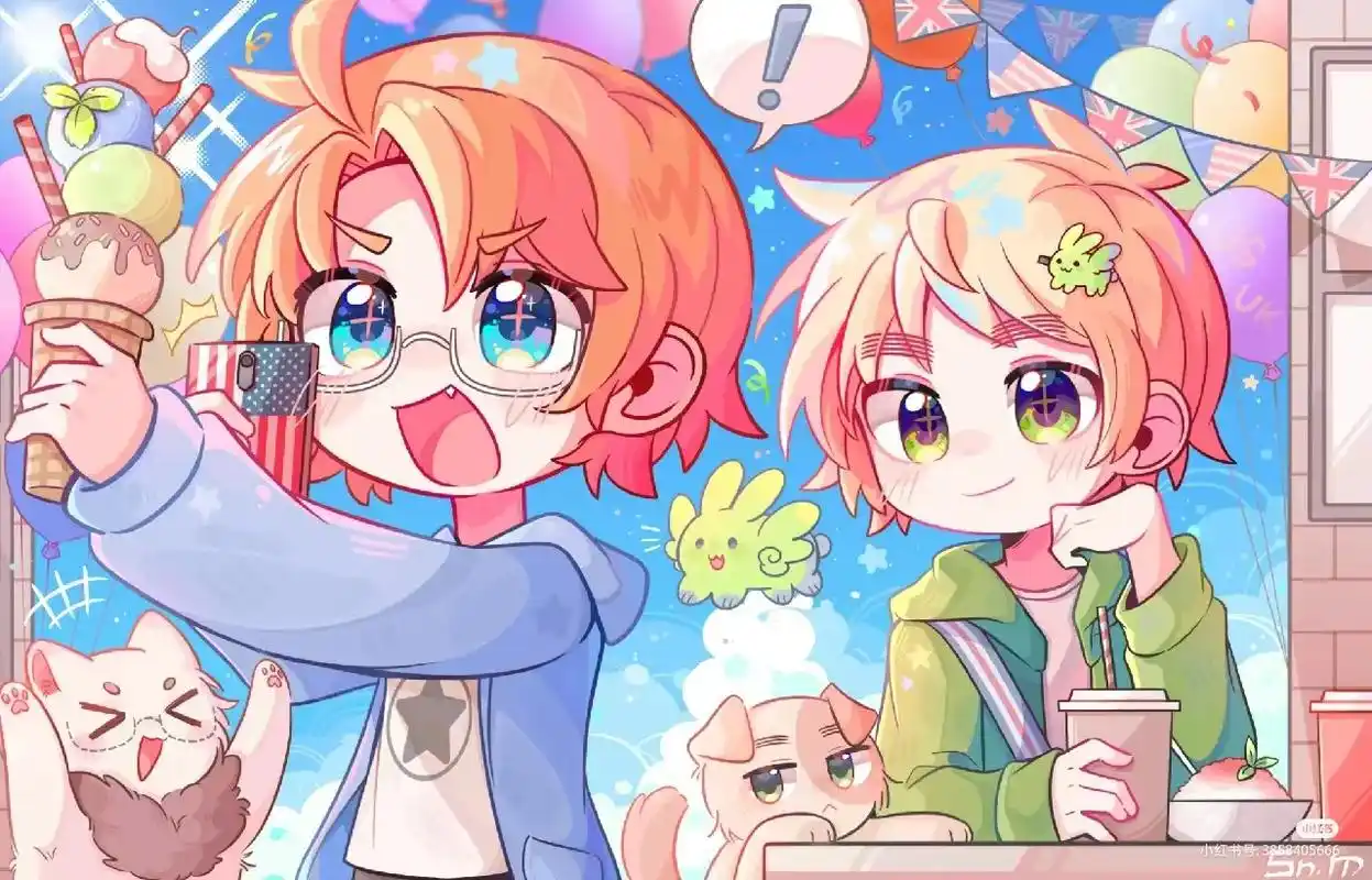 搬搬小红书看到的97.#黑塔利亚 #米英 #亚瑟柯克兰 - 抖音