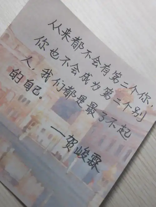 仅接粉丝投稿,可投明星语录或优质文案#贺峻霖  #粉丝投稿  #手写摘抄