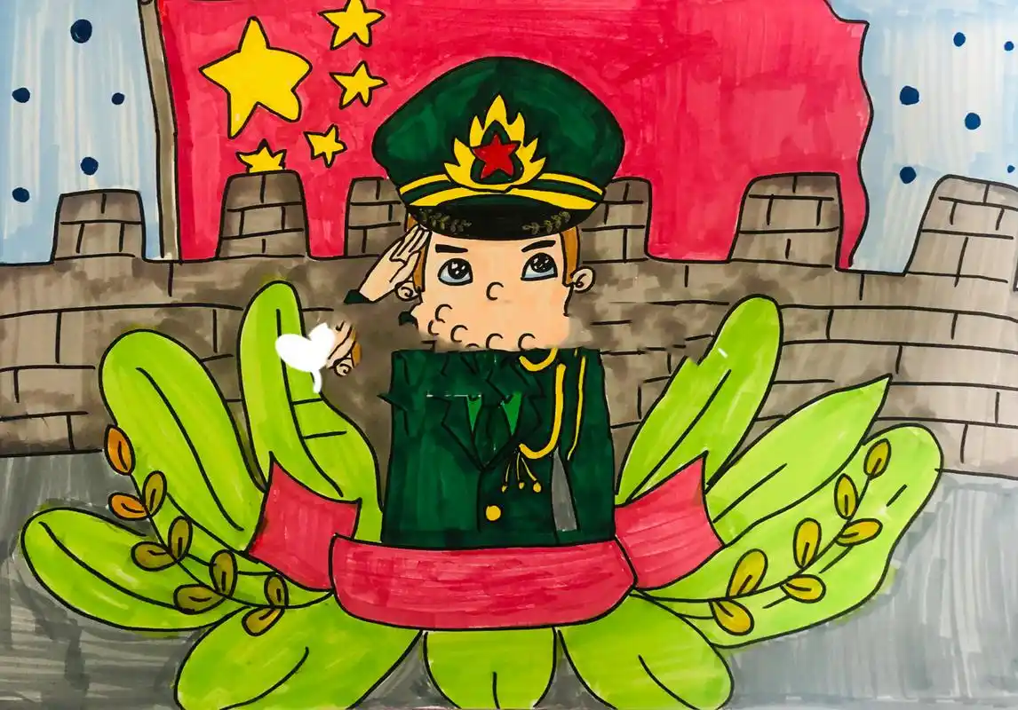 我的梦想主题儿童画 满画!你的梦想是什么呢?