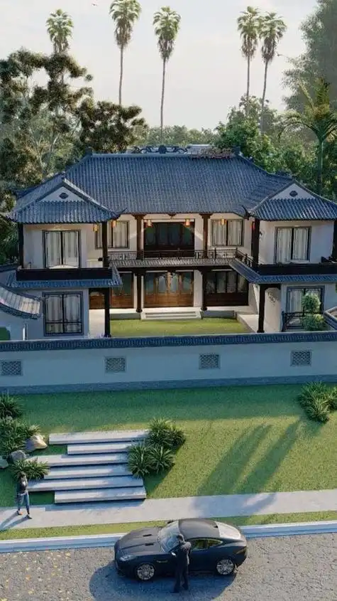 中式园林合院(中式园林合院别墅)中式园林合院