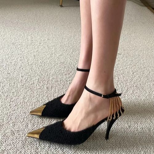 跟凉靴真皮高跟鞋罗马后拉链粗跟女鞋已售100新品淘宝￥79折后价￥24