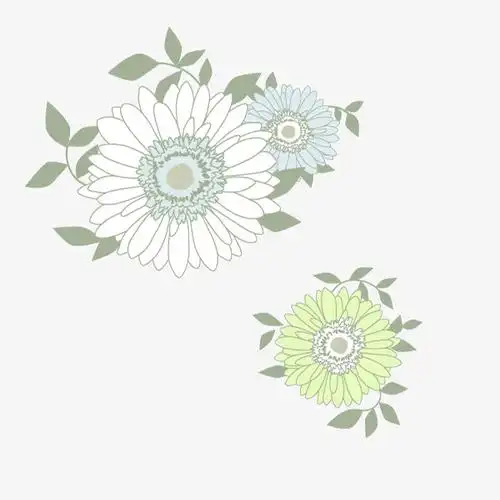 手绘花卉免抠素材免费下载_觅元素51yuansu.com