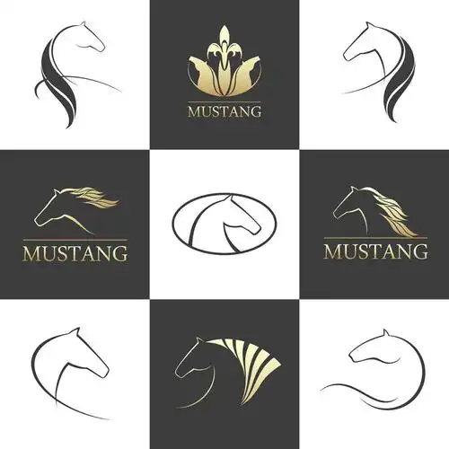 时尚骏马logo设计矢量素材平面广告素材免费下载(图片编号:7937305)