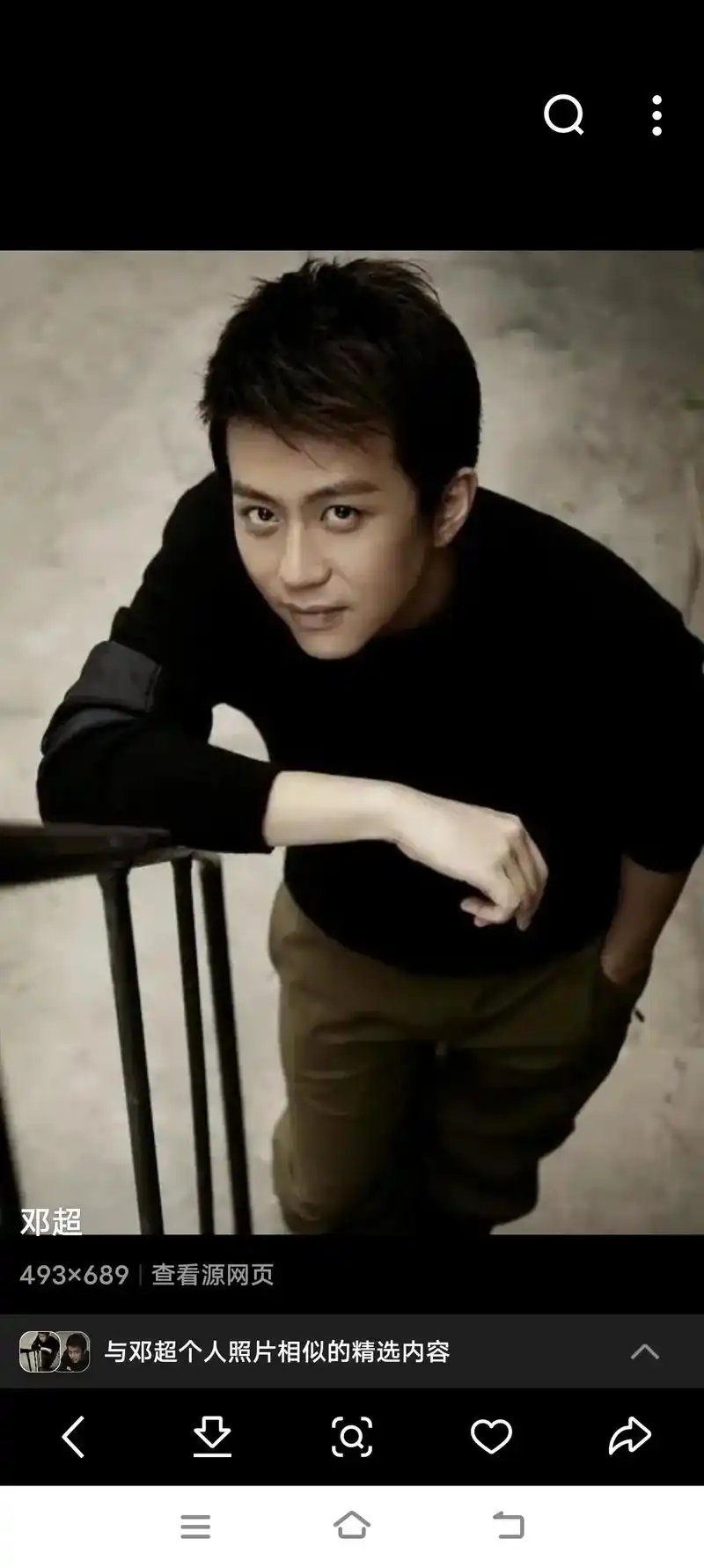 喜欢的演员邓超#邓超帅帅的写真照片##每天发一个抖音 - 抖音