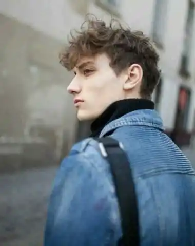 欧美男生卷发发型图片 个性又出众(2)