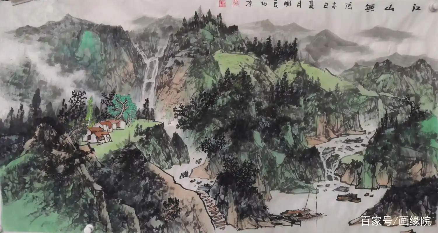 张国良画家山水画作品赏析