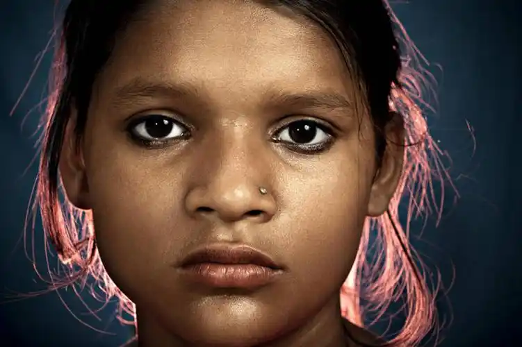 儿童,脸,头,脸颊,头发,一个人,横图,室外,特写,白天,正面,纯洁,亚洲