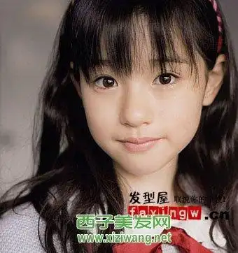 可爱小学生女生发型