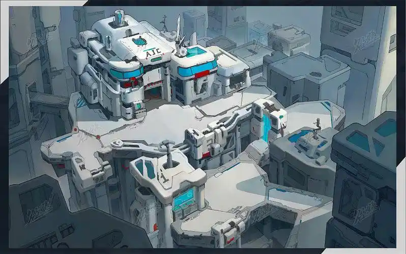 科技风建筑|其他|其他|名动漫cg数娱 - 原创作品 - 站酷 (zcool)