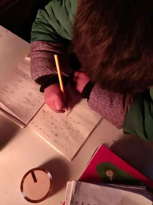 二年级二班崔煜浩的寒假作业