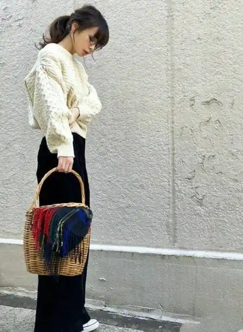 日系小个子博主春季时尚穿搭,优雅温柔又简约,堪称小个子典范