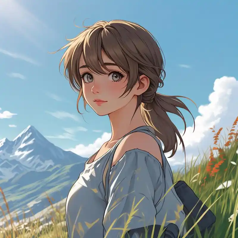 78阳光女孩头像,温暖你心78 分享一组超甜的阳光风格卡通头像