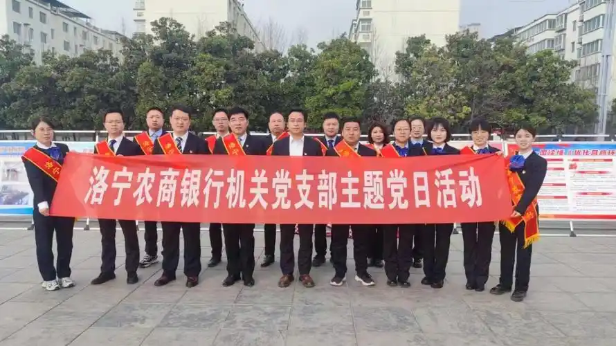 洛宁农商银行组织开展"学雷锋·金融消保在身边"主题党日活动