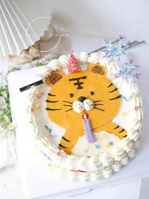 太原蛋糕  虎虎生威 本命年蛋糕 老虎蛋糕