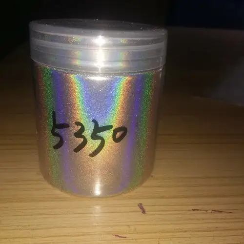 供应20um油漆喷涂工艺品七彩镭射珠光粉 彩虹粉 镭射粉颜料 1g/袋