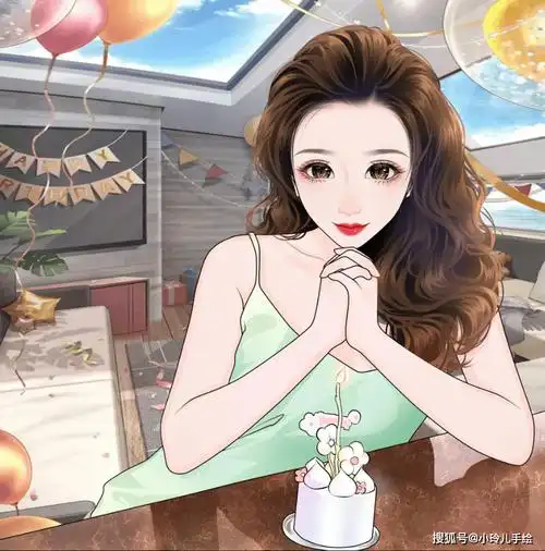 微信头像女自然风景头像卡通图片女生