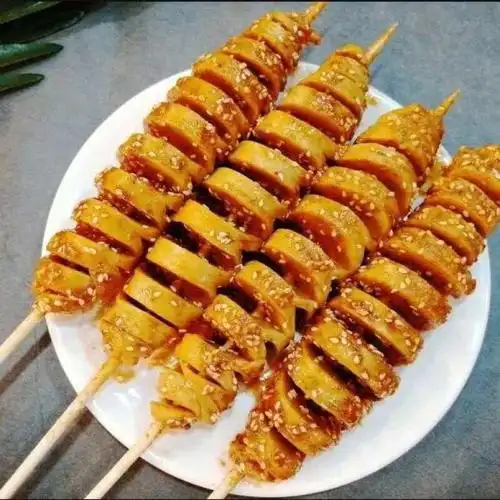 面筋串小吃油炸商用家用烧烤食材半成品30克素食现货厂家批发网红