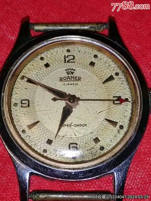 瑞士古董罗马机械表