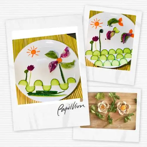 乐冬至   孩子们和爸爸妈妈利用周末时间共同合作完成的饺子拼盘也