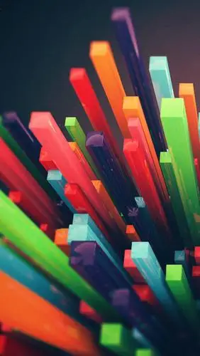 酷炫3d立体趣味创意设计iphone5手机壁纸