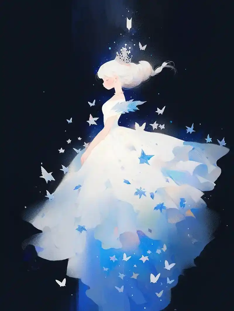 水彩画 | 公主.#治愈系 #画画 #高级感 #水彩画 #插 - 抖音