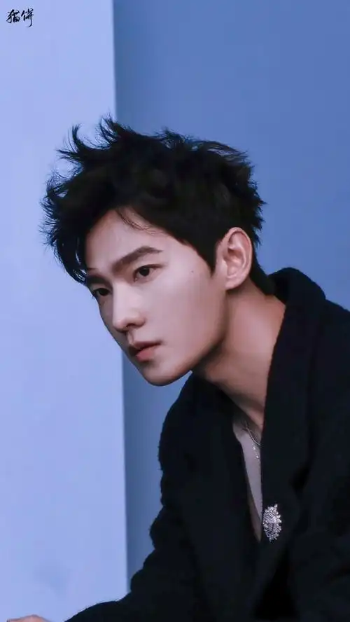 杨洋羊毛卷发型