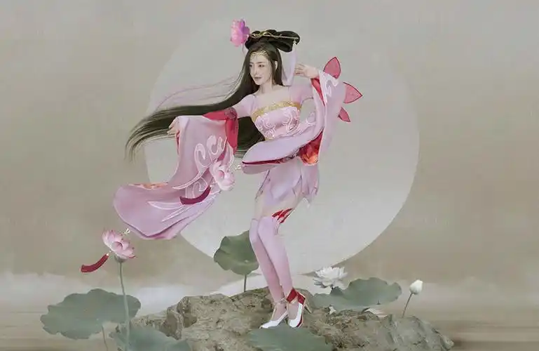 张天爱扮《王者荣耀》中貂蝉英雄,让人挪不开眼睛