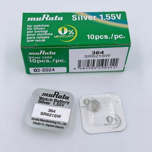 单装村田muratasr621sw手表电子364a/364s/364/lr621/ag1纽扣电池