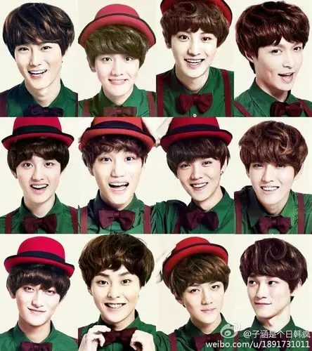 行星饭们帮个忙,发点12个人合体的图片,用来做群头像的
